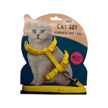 Ans Kedi Göğüs Bel Tasması Sarı