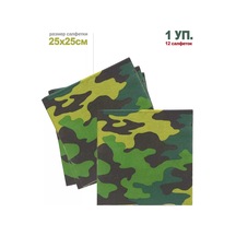 9maa.prazdnik Tek Kullanımlık Peçeteler Kamuflaj 25x25cm 1 Paket 12 Adet 145543883 12 Adet