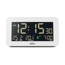 Braun Bc10w Beyaz Dijital Alarmlı Masa Saati Brn.bc10w