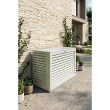 Klima Motoru/dış Ünite Gizleme/koruma Kafesi M 18000 Btu - 24000 Btu 110x56x85 H Açısız Condor Açık Gri