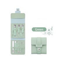 Yeşil Yeni 12-16 Adet/takım Tırnak Makası Seti Paslanmaz Çelik Tırnak Makası Seti Kat İle Manikür Kesici Manikür Ürünleri 54350383