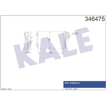Kale Kalorifer Radyatoru Mekanik Cıtroen C5 I Klr-346475
