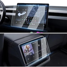 2in1 Tesla Model Y New Juniper Navigasyon Multimedya Uyumlu Nano Ekran Koruyucu Film - Fc1118 Standart