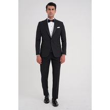 Efor Black 081 Takım Slim Siyah Siyah