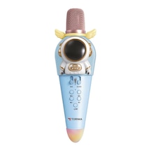 Torima KIDMIC01 Mavi Astronot Figürlü Şarjlı BT Karaoke Mikrofon Ve Hoparlör 5W Kablosuz Mikrofon Torima KIDMIC01 Mavi Astronot Figürlü Şarjlı BT Karaoke Mikrofon Ve Hoparlör 5W Kablosuz Mikrofon