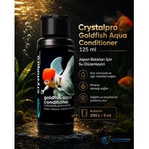 Crystalpro Goldfish Aqua Conditioner Japon Balıkları İçin Su Düzenleyici - Japon Balıkları İçin Özel Formül - 125ml