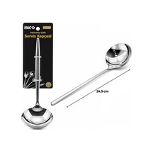 İbico İ22-448 24.5cm Krom Metal Servis Kepçe - 12'li Paket