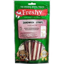 Freshy Ördekli ve Morina Balıklı Sandviç Şeritleri Köpek Ödülü