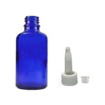 30ml Mavi Cam Şişe Getamisin Kapak, 12 Adet, Plastik Üstten Damlalıklı Şişe, Damlatmalı Şişe, Damlatıcı Şişe Diğer