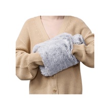 Dongjing 2000ml Sıcak Su Torbası, El Cebi İle Çıkarılabilir Gri