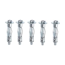 Çelik Alçıpan Ve Boşluk Dübel Frt Tuğla Duvar Bims Paraşüt Dübeli 4x46 Metal 5 Adet
