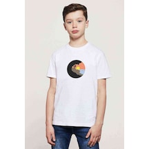 Tshirthane Silhouette Woman Rock Climbing Outdoor Sunrise Baskılı Unisex Ço (534796216)