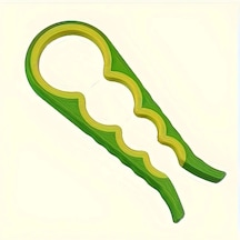 Xuweiwei Yeşil 4ü1 Açacak Kaymaz Tutamaklı Kompakt Kapak Açma Makinesi Mutfak Bar Hediye Yeşil