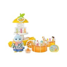 5861 Sylvanian Families Citrus Kuş Ailesi Meyve Suyu Standı +3 Yaş Çok Renkli