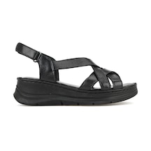 Ziya Kadın Hakiki Deri Konfor Sandalet 1611051z041 Siyah 1611051z041 000 36