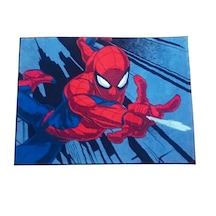 Dyris Örümcek Adam Desenli Çocuk Halısı 100x138 Cm Kaymaz Tabanlı, Yumuşak Dokuma, Antialerjik Kırmızı X Lacivert