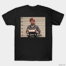 Flood Of Style Ben Sadece Bir Kızım Meme T-shirt Erkekler Kadınlar İçin % 100% Pamuklu Tişörtler Kısa Kollu Çok Renkli