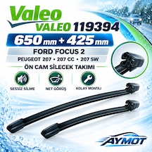 Valeo 650/425 Mm Ön Muz Silecek Takımı Ford Focus 2 Peugeot 207