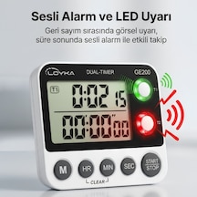 Loyka Ge200 Çift Ekranlı Dijital Zamanlayıcı Ve Kronometre
