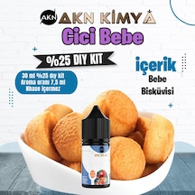 Cici Bebe Yoğun Dıy Kit Bebe Bisküvisi Gıda Aroması %25 Oranda Aroma İçerir Hazır Değildir 30 Ml