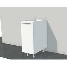 40 Cm Tek Kapak Mutfak Alt Dolabı