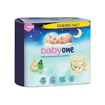 Babyone Gece Bebek Bezi 4 Numara Maxi Ekonomik Paket 28 Adet