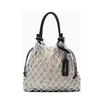 3.1 Phillip Lim Pamuk Karışımlı Mini Makrome Çanta, Hafif & El Yapımı Şıklık, Çok Yönlü Kullanım El Çantası Gümüş 3.1 Phillip Lim Pamuk Karışımlı Mini Makrome Çanta, Hafif & El Yapımı Şıklık, Çok Yönlü Kullanım El Çantası Gümüş