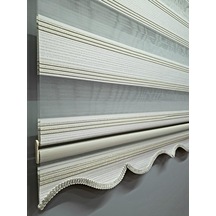 Ayrex Pliseli Simli Renk Geçişli Modern Stor Zebra Perde Mz281 100x200 Genel