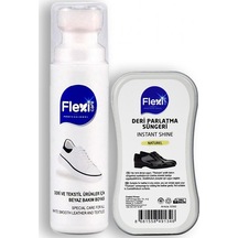 Flexi Care Flexi 656070 Deri Parlatma Sünger & Beyaz Beyaz Bakım Malzemeleri 001