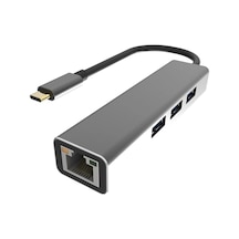 Vcom Dh311a Type-c To Usb3.0-3+rj45 Çoklayıcı