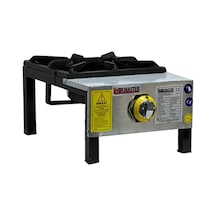 İnoxmaster Tekli Lokanta Ocağı Kısa Ayak Ce Belgeli Doğalgazlı