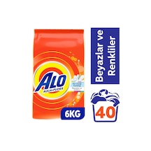 Alo Toz Çamaşır Deterjanı Beyaz & Renkli 40 Yıkama 6 KG