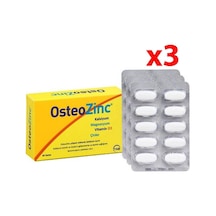 Kalsiyum Magnezyum Çinko D Vitamini 30 Tablet - 3 Adet