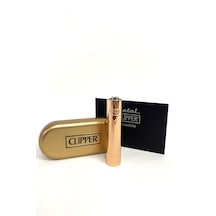 Clipper Metal Çakmak Rose Renk Özel İsim Yazdırılır