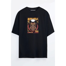 Attack On Titan - Titan Türleri Baskılı Oversize T-shirt Armortitan