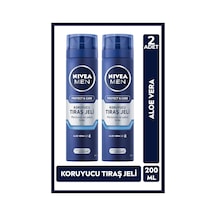 Nivea Tıraş Jeli Men Protect Care Tahriş Önleyici 200 Ml 2 Adet