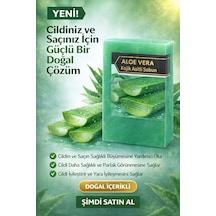 Herbliss Aloe Vera & Kojik Asit Sabun Doğal - Katkısız Saç Ve Cilt Canlandırıcı & Nemlendirici Bahar Esintisi