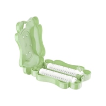 Kelebek Tasarımlı İki Fırçalı Gırgır Yeşil