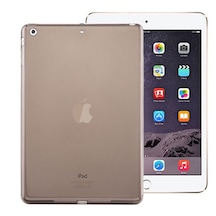 iPad Uyumlu Mini 1 2 3 Koyu Renk Şeffaf Slikon Kılıf - Koyu Şeffaf