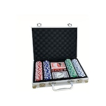 200 Adet Boyzhood Poker Chips Poker Seti Alüminyum Seyahat Çantası İle, Texas Holdem Blackjack Kumar İçin Gram Poker Chips Seti