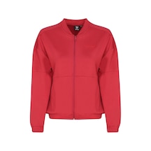 Hummel Sargento Zıp Jacket Kadın Fermuarlı Swaetshırt 922499 Bordo