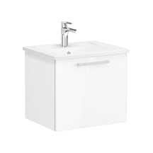 66414 VitrA Root Flat Tek Çekmeceli Lavabo Dolabı, 60 Cm, Parlak Beyaz Köşeli Lavabo Dahil Diğer