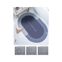 Buççin Online Mağaza Sihirli Su Emici Banyo Paspası Kaymaz Tabanlı Abdest Paspası 3,5 Mm 40x60 Bnypsps Polyester İnce 6 Çok Renkli