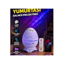 Dinozor Yumurtası Galaksi Projektörü 14 Renk Modlu Yıldız Ve Nebula Efektli