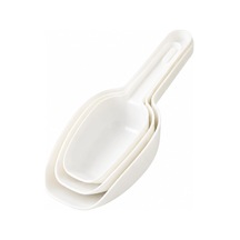 3'lü İç İçe Geçen Erzak Küreği Seti, Farklı Boy Plastik Ölçü Kaşığı, Pirinç, Bakliyat, Un Ve Kuru Gıdalar İçin, Bpa İçermez Çok Renkli