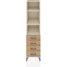 Kronos Dolap 3 Raflı 4 Çekmeceli 44x59x182 Aytaşı-çam Aytaşı