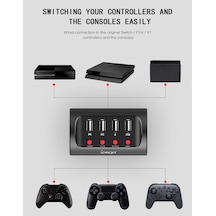 PS4 Ps3 Xbox One S - X Wired Keyboard Klavye Mouse Çeviric