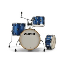 Sonor Aqx Jazz 4-parça Akustik Davul Seti Blue Ocean Sparkle