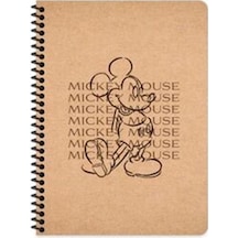 Keskin Color 20x28 Cm Çizgisiz Telli 80 Yaprak Defter Kraft Kapak Beyaz Kağıt 2