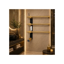 Elektrikli Havlupan 50x48xh100 Cm 60 Watt 65 C Gold